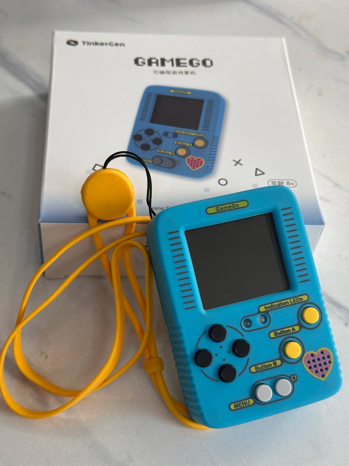 GameGo programmable Game Console Portable Handheld Game Console Kid's Primary Secondary School Programming Toy Teaching Aids