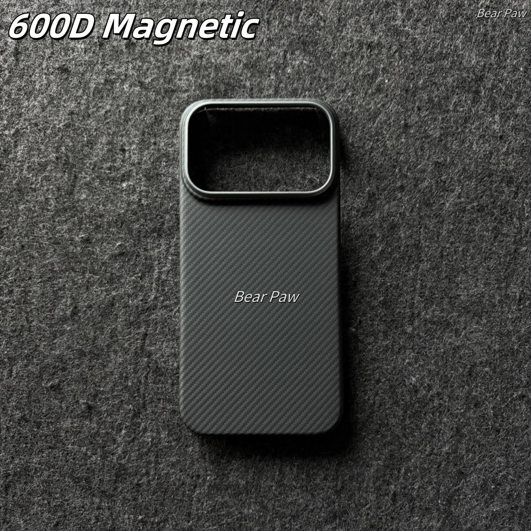 Real Aramid Carbon Fiber Phone Cover for iPhone 17 17 Pro 17 Pro Max for Magsafe Ultra-thin Carbon Fiber Cases for iPhone Air