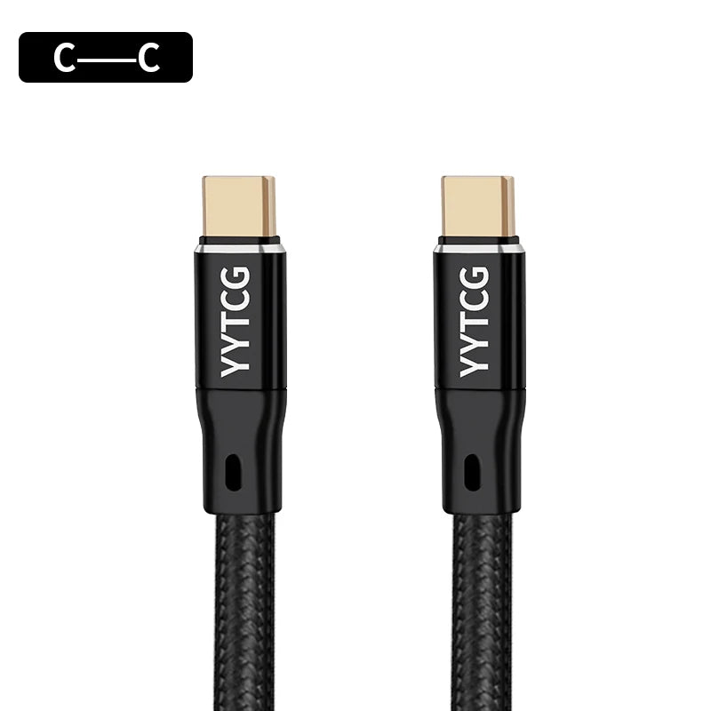 YYTCG Hifi USB Cable High Quality OCC Silver Plating DAC A-B C-B C-C Digital AB Audio Type A to Type B Hifi Usb Typec Cable
