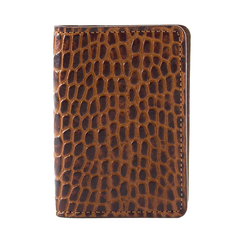 Alligator Embossed BiFold Card Case |  BPW7575
