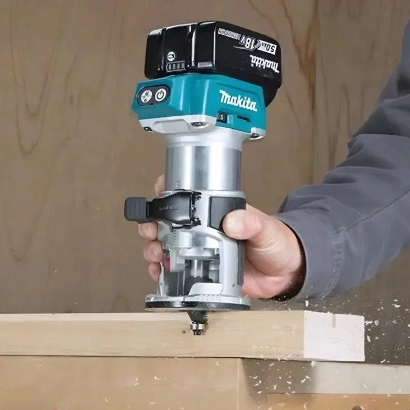 Makita DRT52 Cordless Woodworking Trimmer 18V Slotting Multi-function Electric Wood Milling Woodworking Trimmer 18V Battery