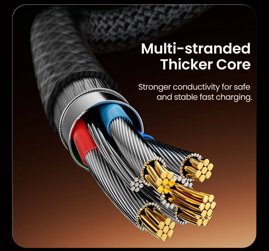 Toocki X97C1 PD20W Fast Charging iP Cable for iPhone 14 USB C to Elbow U-shaped Lighting Cable without Blocking Hands for Gaming