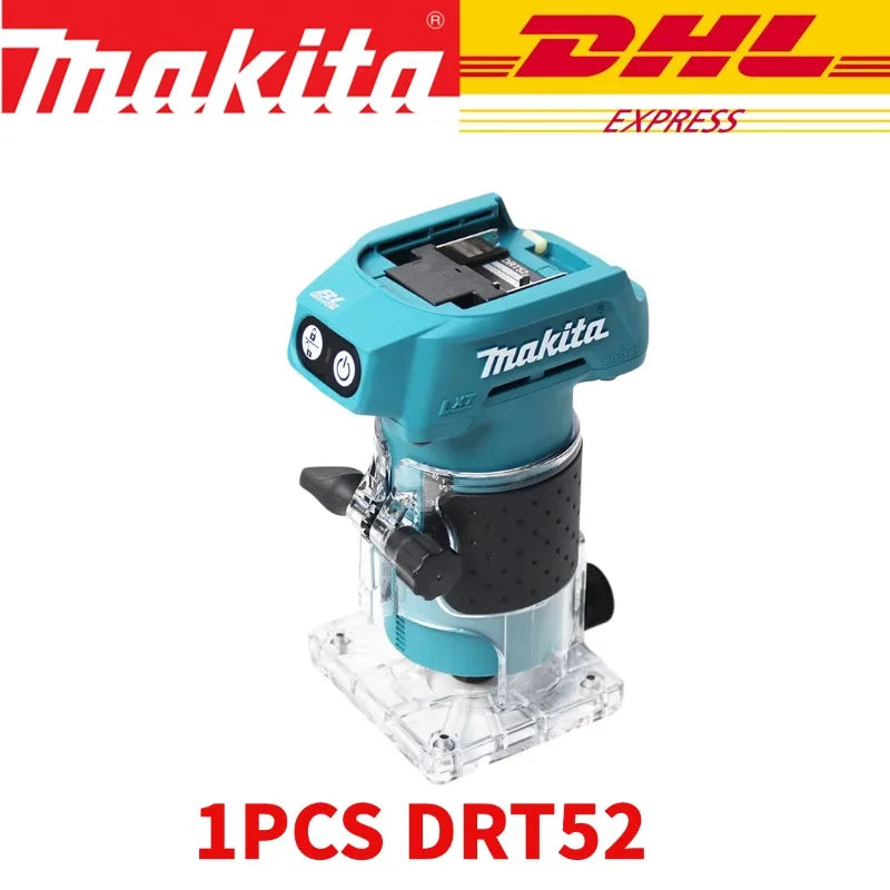 Makita DRT52 Cordless Woodworking Trimmer 18V Slotting Multi-function Electric Wood Milling Woodworking Trimmer 18V Battery
