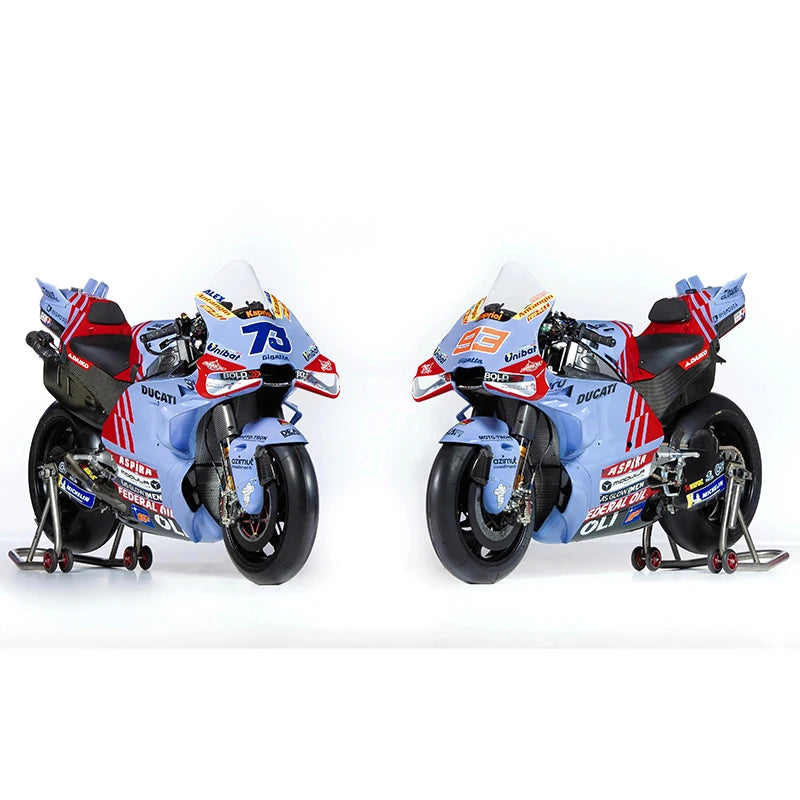 MAISTO 1:18 Ducati MotoGP 2024 Diecast Models Gresini Racing Edition #73 #93 for Enthusiasts Premium Alloy Motorcycle Replicas