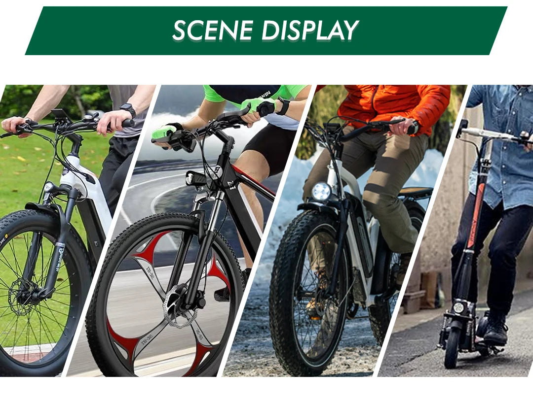UART 2 P3C Electric Bike LCD Display Meter E Scooter LCD Panel With USB UART For Mountain Electric Bike Parts (5PIN)