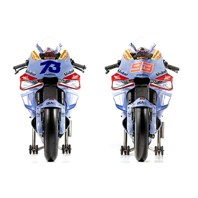 MAISTO 1:18 Ducati MotoGP 2024 Diecast Models Gresini Racing Edition #73 #93 for Enthusiasts Premium Alloy Motorcycle Replicas