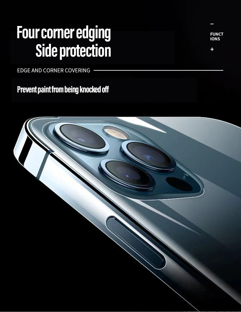 Full Coverage Back Hydrogel Film For iPhone 17 Pro Max Scratch-Resistant Back Cover Protective Film Ultra-Thin HD Soft Back Film