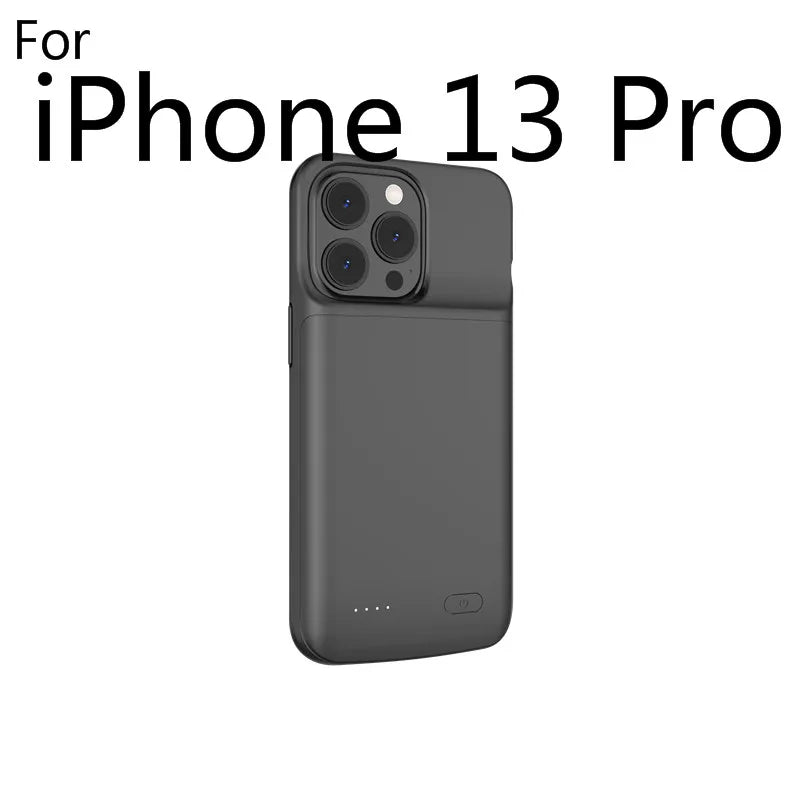 smart Battery Case for iPhone 14 13 12 11 Pro Max iPhone XS Max XR 5 6 7 8 Plus SE2 3 Portable Power Bank Charging Charger Cover