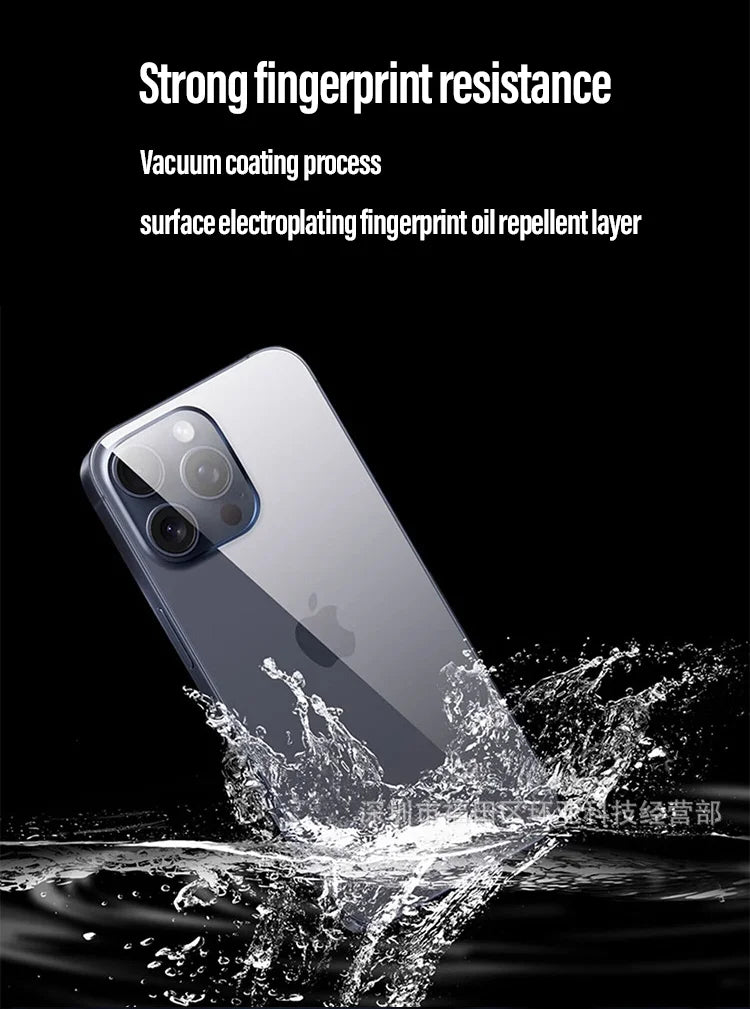 Full Coverage Back Hydrogel Film For iPhone 17 Pro Max Scratch-Resistant Back Cover Protective Film Ultra-Thin HD Soft Back Film