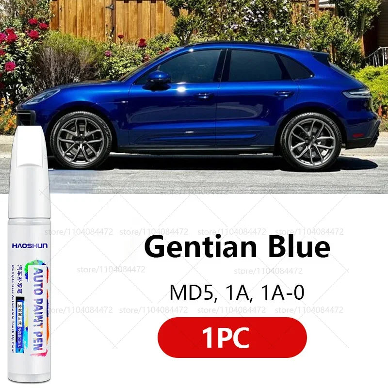 Car Paint Repair Pen For 2014-2025 Porsche Macan Paint Scratch Repair Accessories White S9R Chalk M9A Blue MD5 Green M6C