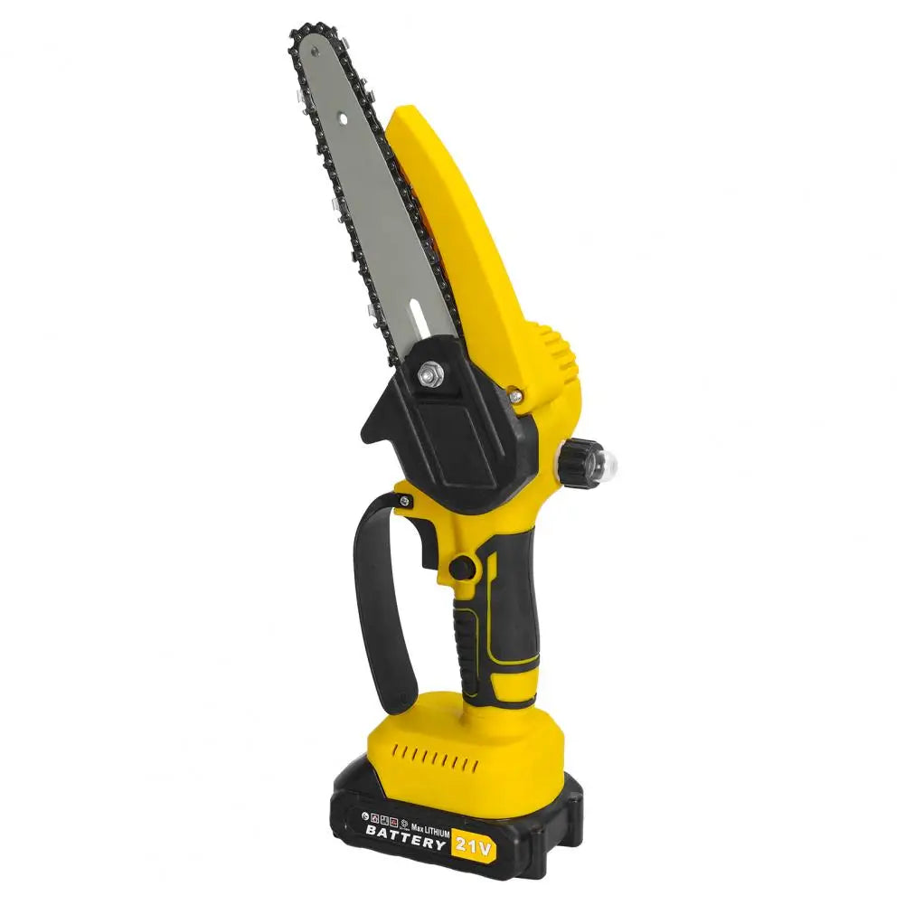 Cordless 2-in-1 Pole Saw And Mini Chainsaw 6-Inch Brushless Electric Chain Saw with 5.9 Feet Max Reach for Trimming And Cutting