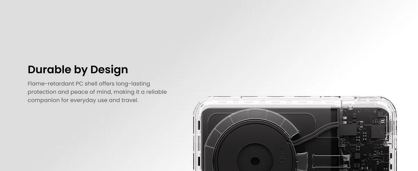 SHARGE Qi 2.2 25W Power Bank Wireless Fast Charge 10000mAh Type C Cable for MagSafe Portable Charger External Battery