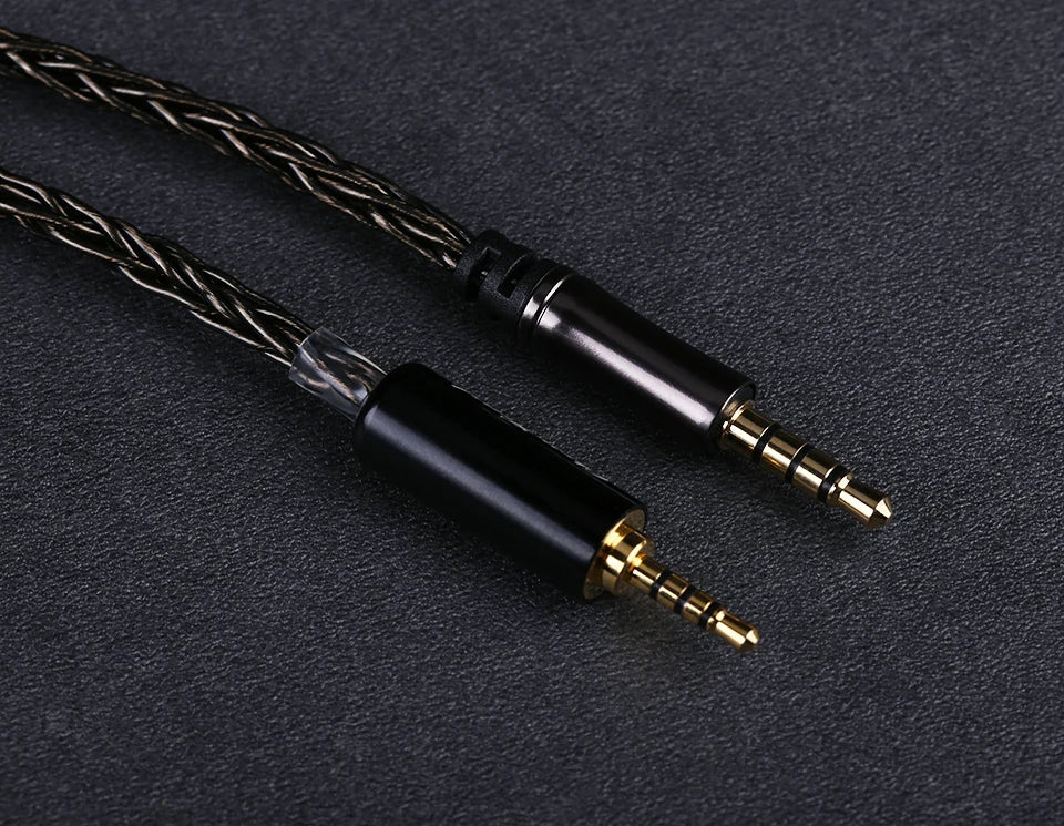 OPENHEART 8 Core Headphone Cable For Philips SHP9500 SHP9600 Fidelio X2HR Audeze MM100 Hifiman HE-R9 HE-R10 Fostex T60RP 2m 3m