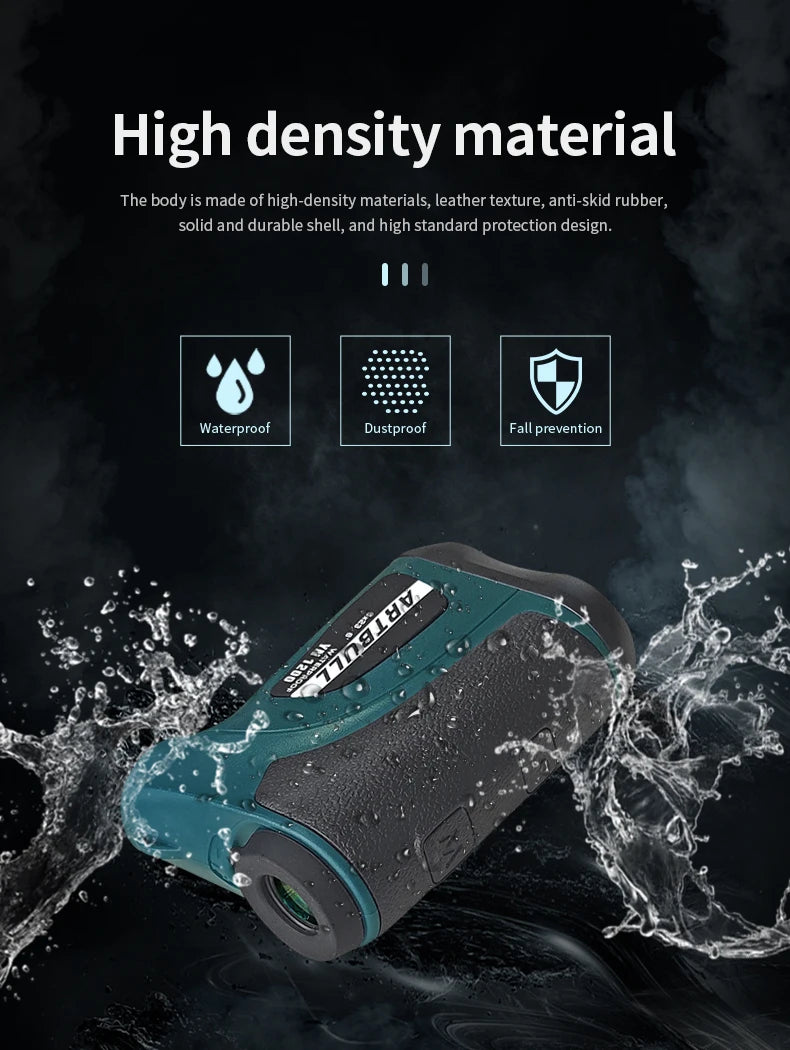 ARTBULL Laser Rangefinder Hunting Outdoor 1200M Golf Rangefinder with Flag-Lock Slope Adjusted Distance Meter