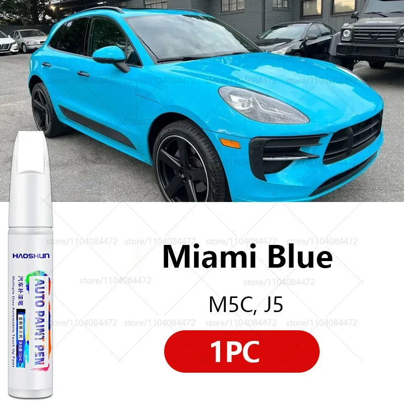 Car Paint Repair Pen For 2014-2025 Porsche Macan Paint Scratch Repair Accessories White S9R Chalk M9A Blue MD5 Green M6C