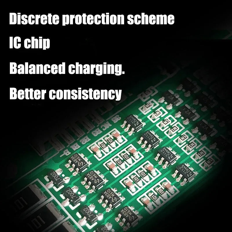 4S 12V 120A LiFePO4 Li-on Battery Protection Board with Power Battery Balance/Enhance BMS PCB For Car Motorcycle Electric Drill