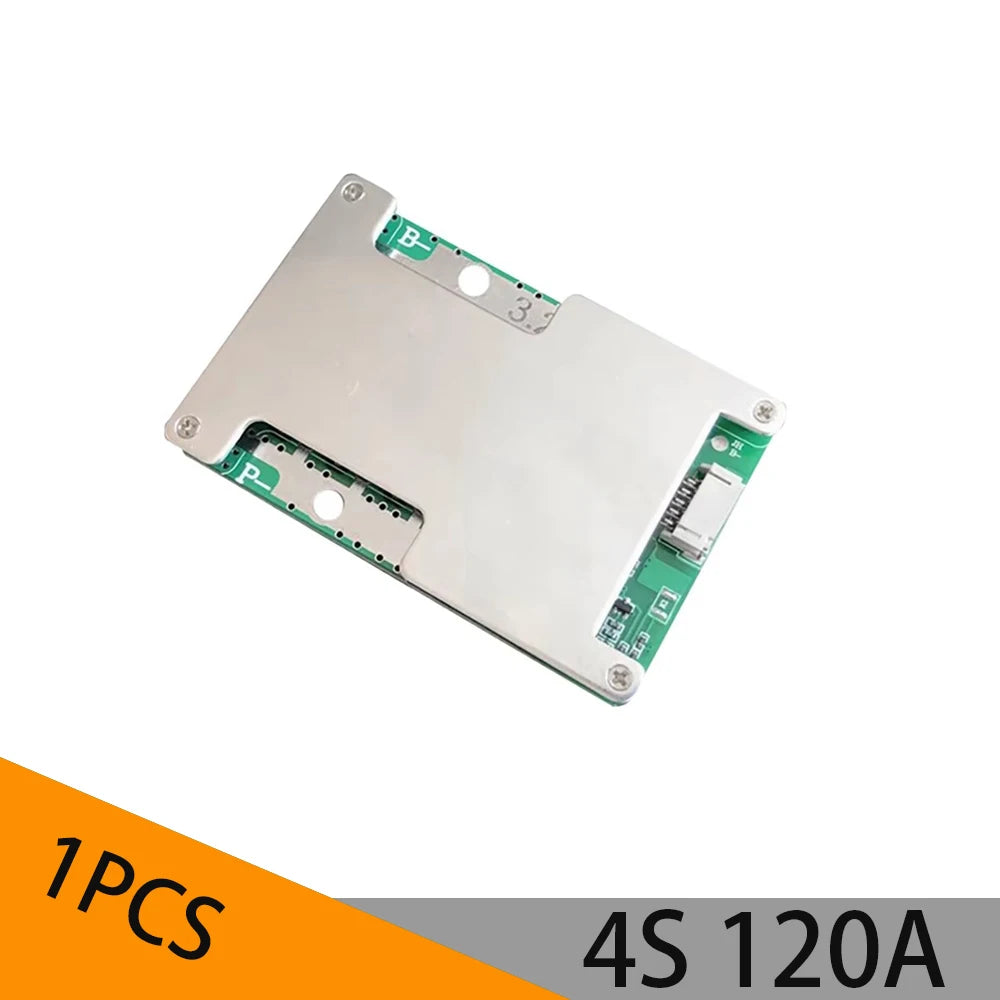 4S 12V 120A LiFePO4 Li-on Battery Protection Board with Power Battery Balance/Enhance BMS PCB For Car Motorcycle Electric Drill