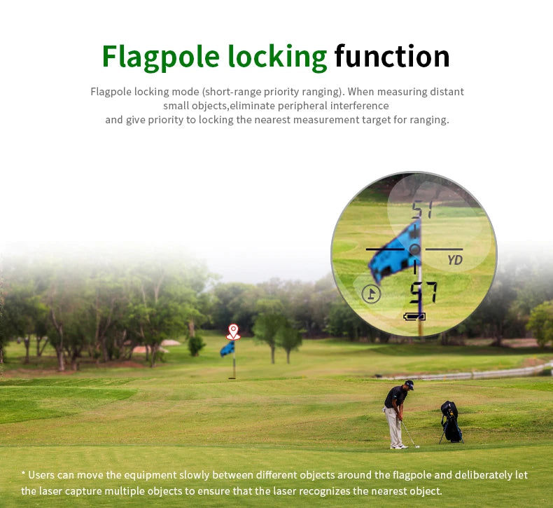 ARTBULL Laser Rangefinder Hunting Outdoor 1200M Golf Rangefinder with Flag-Lock Slope Adjusted Distance Meter