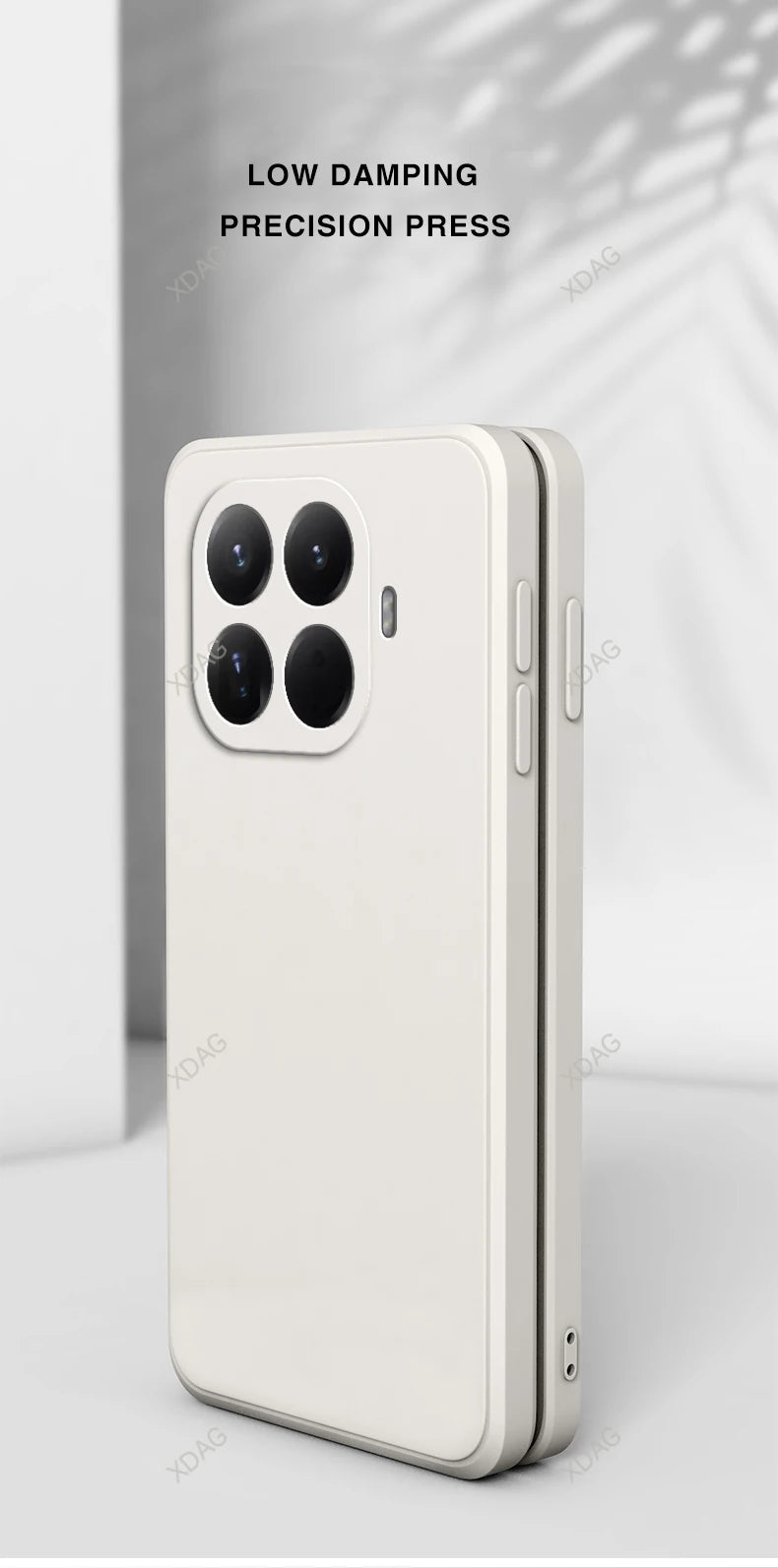 Original for Xiaomi 15T/15T Pro 5G Phone Case Liquid Silicone Internal Flocking Soft Shockproof Back Cover Classic Square Design
