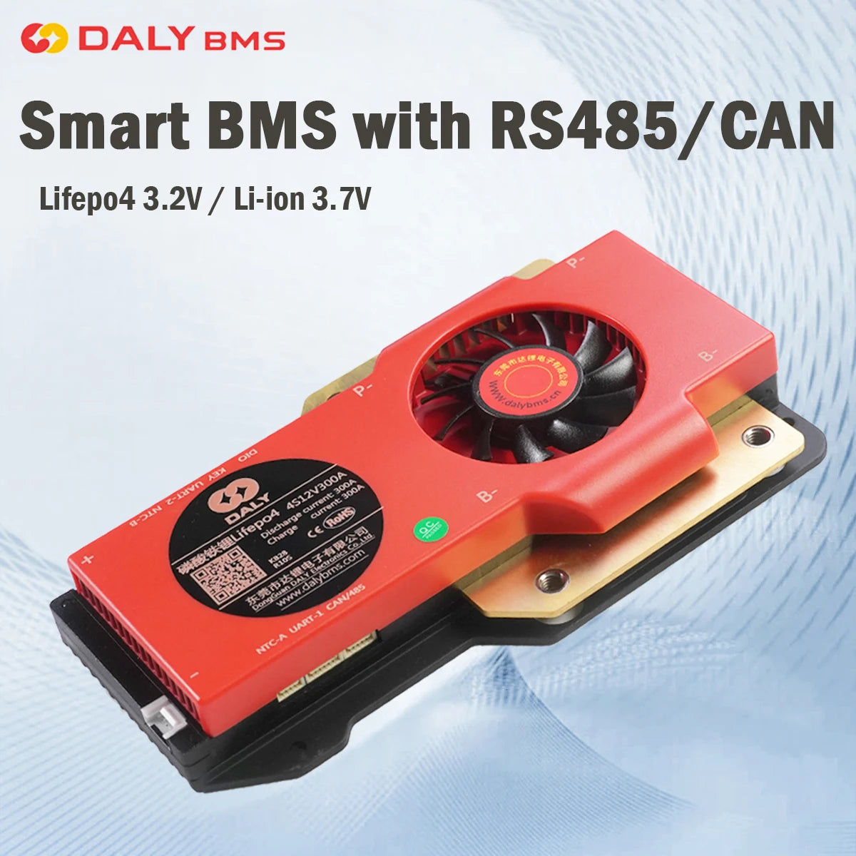 Daly Smart BMS 4S Lifepo4 12V 100A 3S 8S 24V 40A 60A 150A 16S 48V 200A 250A BMS with CANBUS RS485 Li-ion 3.7V 3.2V Battery BMS