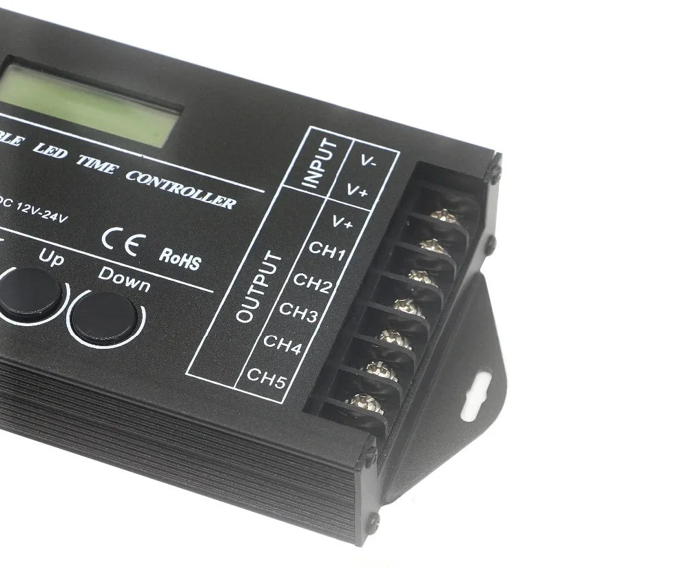 Touch Screen WiFi Time Programmable RGBW LED Controller TC421 TC420 TC421SJ TC420SJ NL502 12V 24V 5CH 20A LED Strip Dimmer