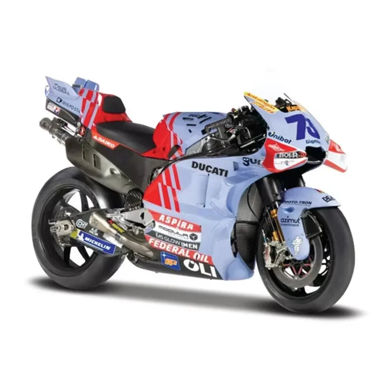 MAISTO 1:18 Ducati MotoGP 2024 Diecast Models Gresini Racing Edition #73 #93 for Enthusiasts Premium Alloy Motorcycle Replicas