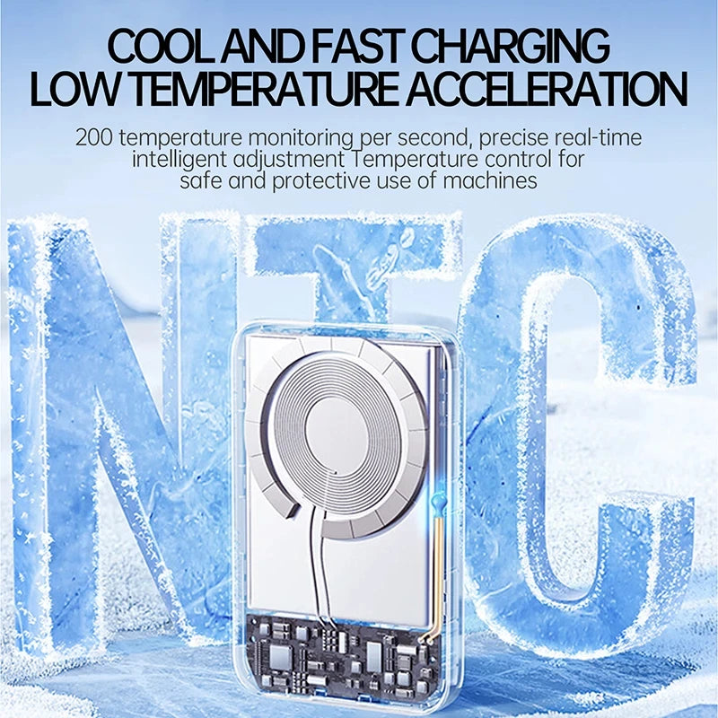 VIVO Magnetic Thin Wireless Power Bank Fast Charge 10000mAh Portable External Backup Battery Watch For Magsafe For iPhone Xiaomi