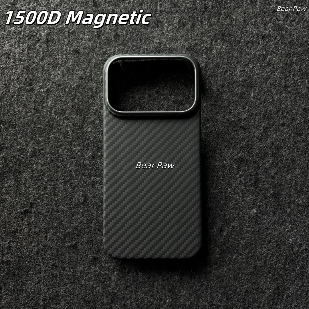 Real Aramid Carbon Fiber Phone Cover for iPhone 17 17 Pro 17 Pro Max for Magsafe Ultra-thin Carbon Fiber Cases for iPhone Air