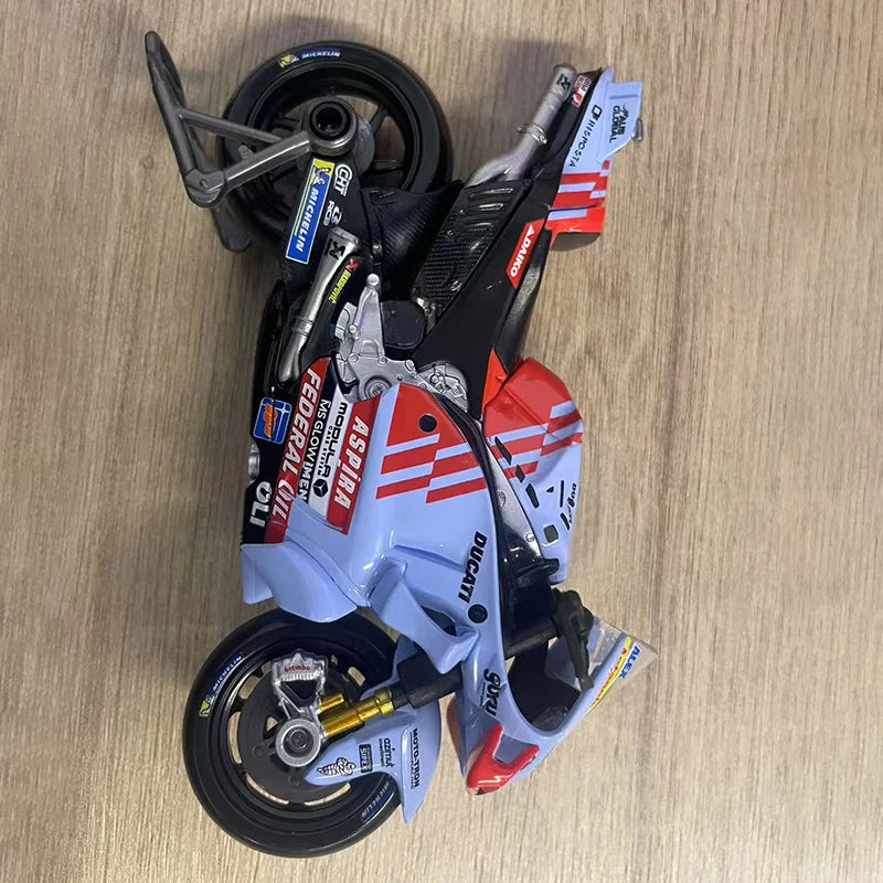 MAISTO 1:18 Ducati MotoGP 2024 Diecast Models Gresini Racing Edition #73 #93 for Enthusiasts Premium Alloy Motorcycle Replicas