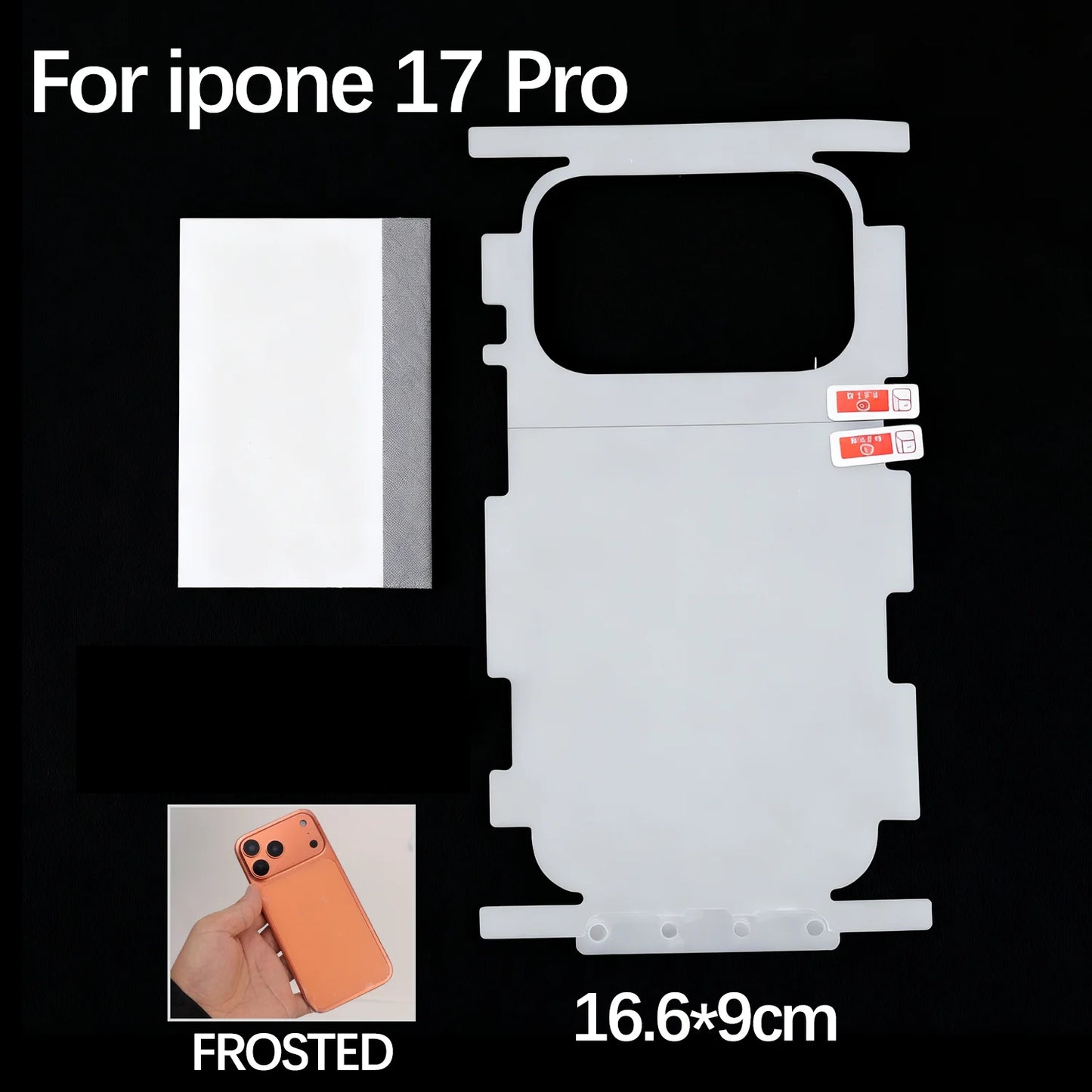 Full Coverage Back Hydrogel Film For iPhone 17 Pro Max Scratch-Resistant Back Cover Protective Film Ultra-Thin HD Soft Back Film