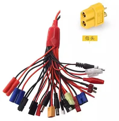 Multifunction Balance Charging 19IN1/8IN1 19 in 1/8 in 1 Cable Adapter XT60 EC3 EC5 HXT TAMIYAS for IMAX B6 B6AC Charger