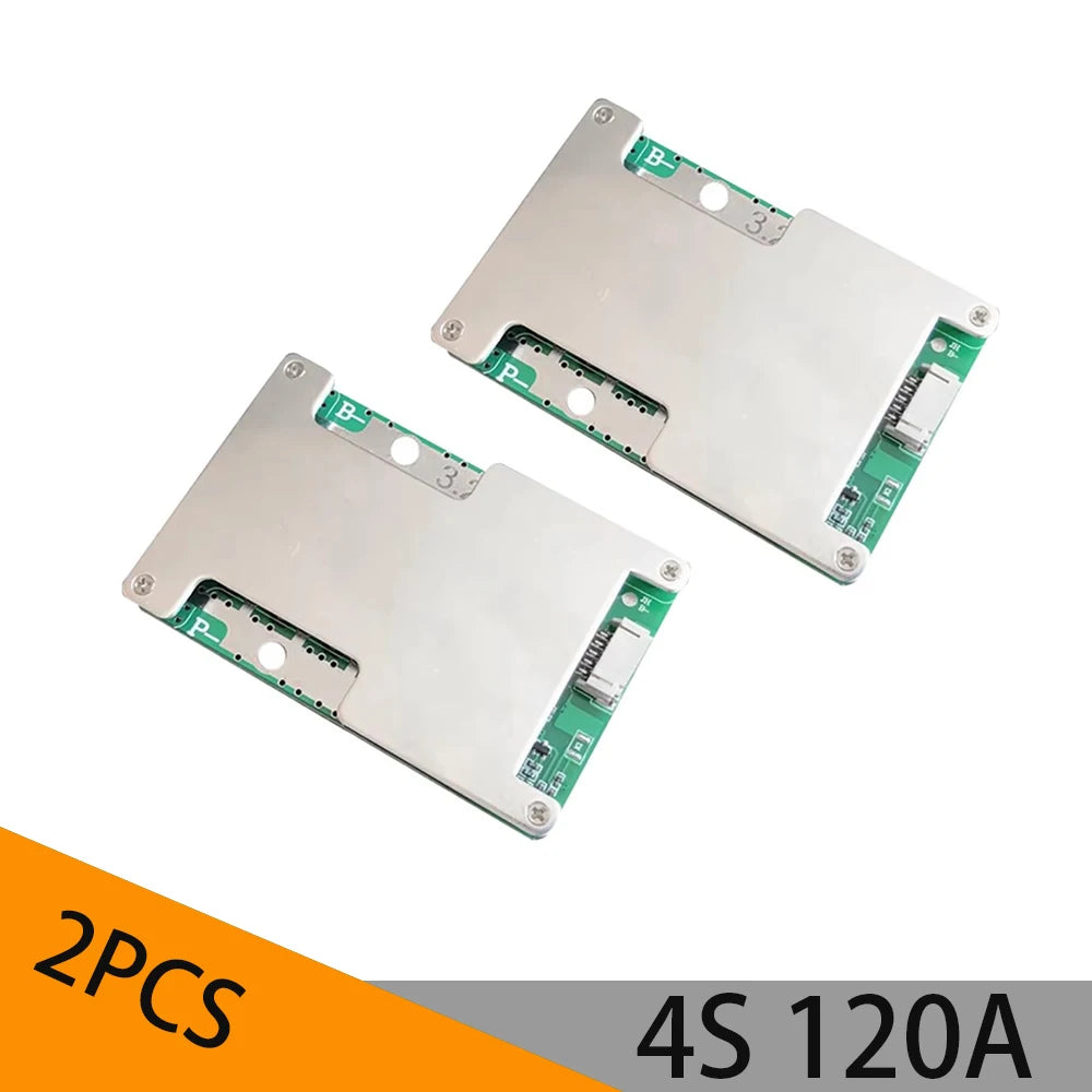 4S 12V 120A LiFePO4 Li-on Battery Protection Board with Power Battery Balance/Enhance BMS PCB For Car Motorcycle Electric Drill