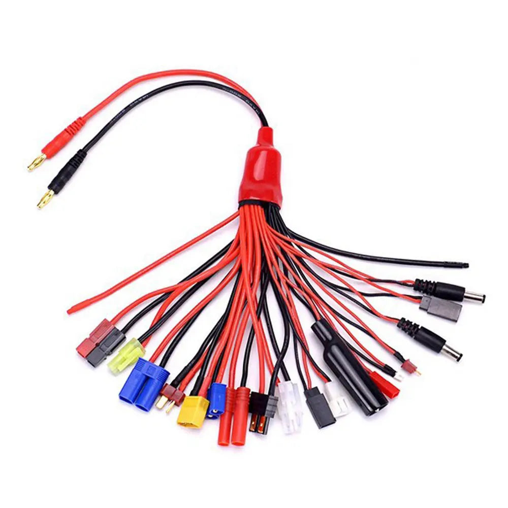 Multifunction Balance Charging 19IN1/8IN1 19 in 1/8 in 1 Cable Adapter XT60 EC3 EC5 HXT TAMIYAS for IMAX B6 B6AC Charger