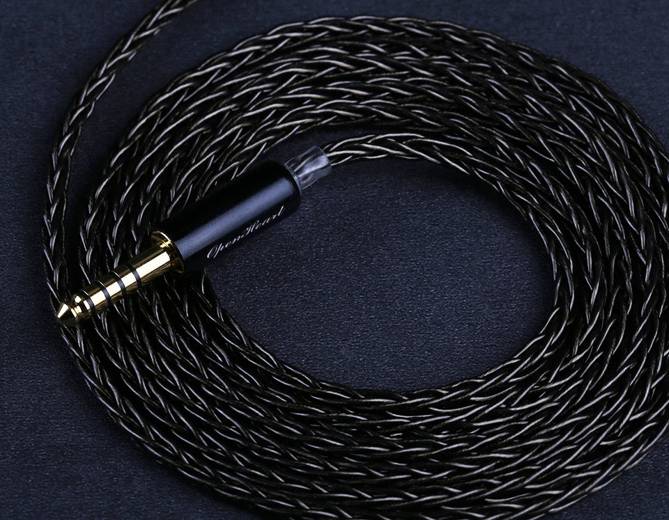 OPENHEART 8 Core Headphone Cable For Philips SHP9500 SHP9600 Fidelio X2HR Audeze MM100 Hifiman HE-R9 HE-R10 Fostex T60RP 2m 3m