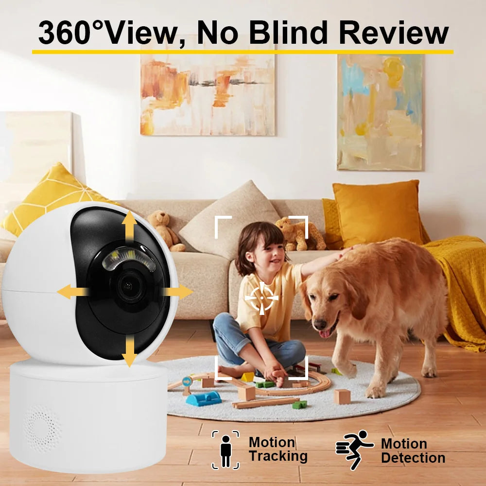 Yoosee 5MP WiFi Indoor PTZ Mini IP Camera 3MP Baby Monitor Color Night Vision Two Way Audio Auto Tracking Surveillance Cameras