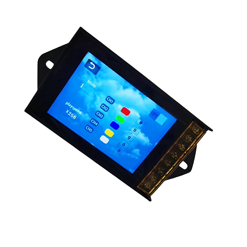 Touch Screen WiFi Time Programmable RGBW LED Controller TC421 TC420 TC421SJ TC420SJ NL502 12V 24V 5CH 20A LED Strip Dimmer