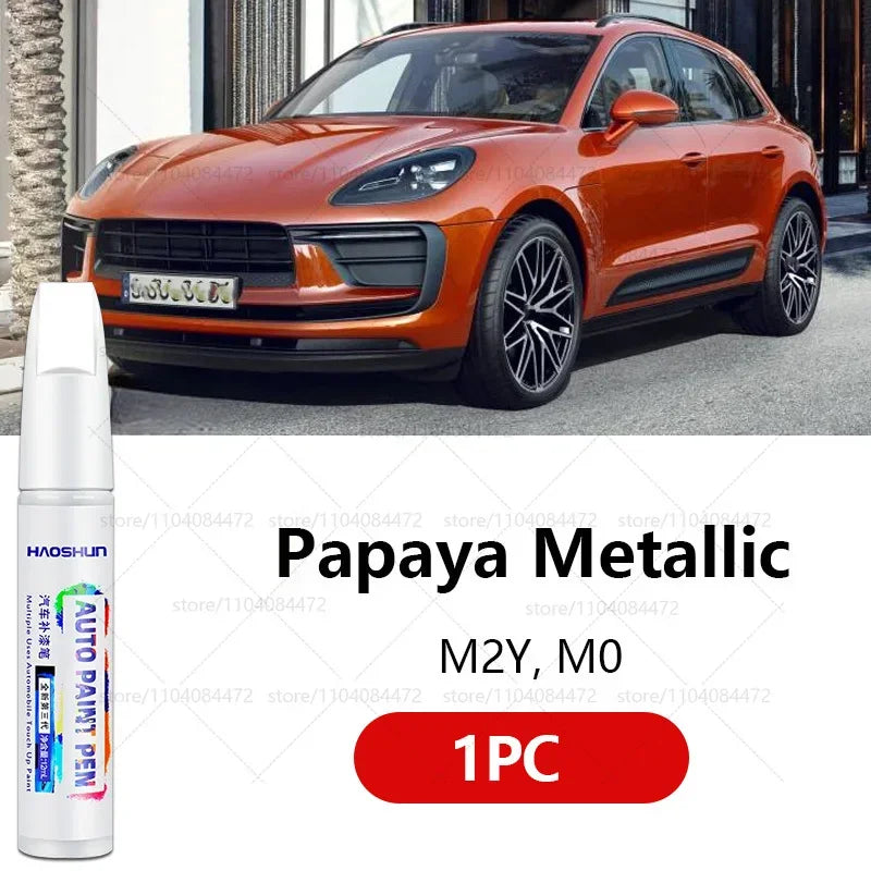 Car Paint Repair Pen For 2014-2025 Porsche Macan Paint Scratch Repair Accessories White S9R Chalk M9A Blue MD5 Green M6C