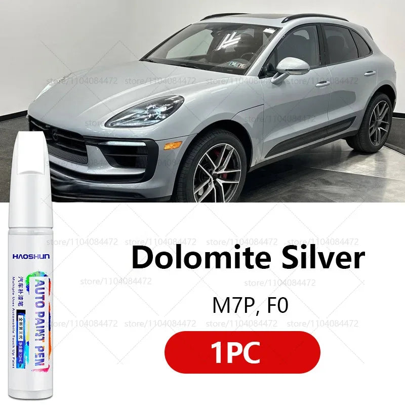 Car Paint Repair Pen For 2014-2025 Porsche Macan Paint Scratch Repair Accessories White S9R Chalk M9A Blue MD5 Green M6C