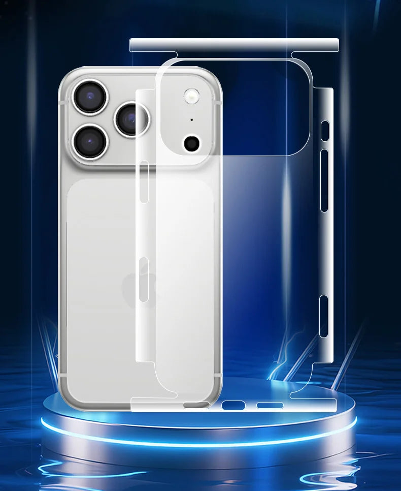 Full Coverage Back Hydrogel Film For iPhone 17 Pro Max Scratch-Resistant Back Cover Protective Film Ultra-Thin HD Soft Back Film