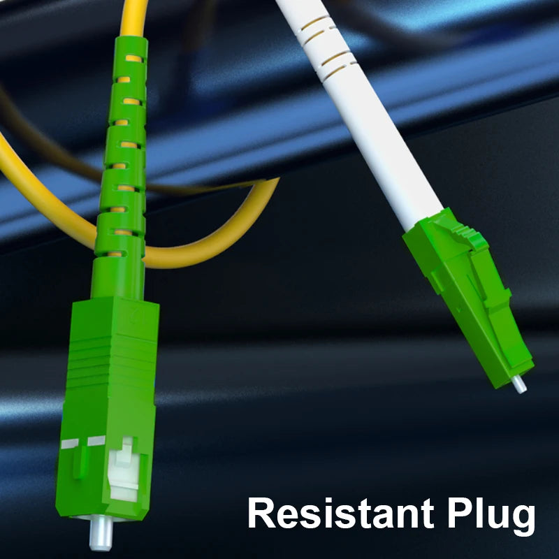 ONTi 0.5-100m SC/APC-LC/APC Fiber Optic Patch Cord 2.0mm SingleMode OS2 Optical Cable SM Simplex Fiber Optic Jumper FTTH