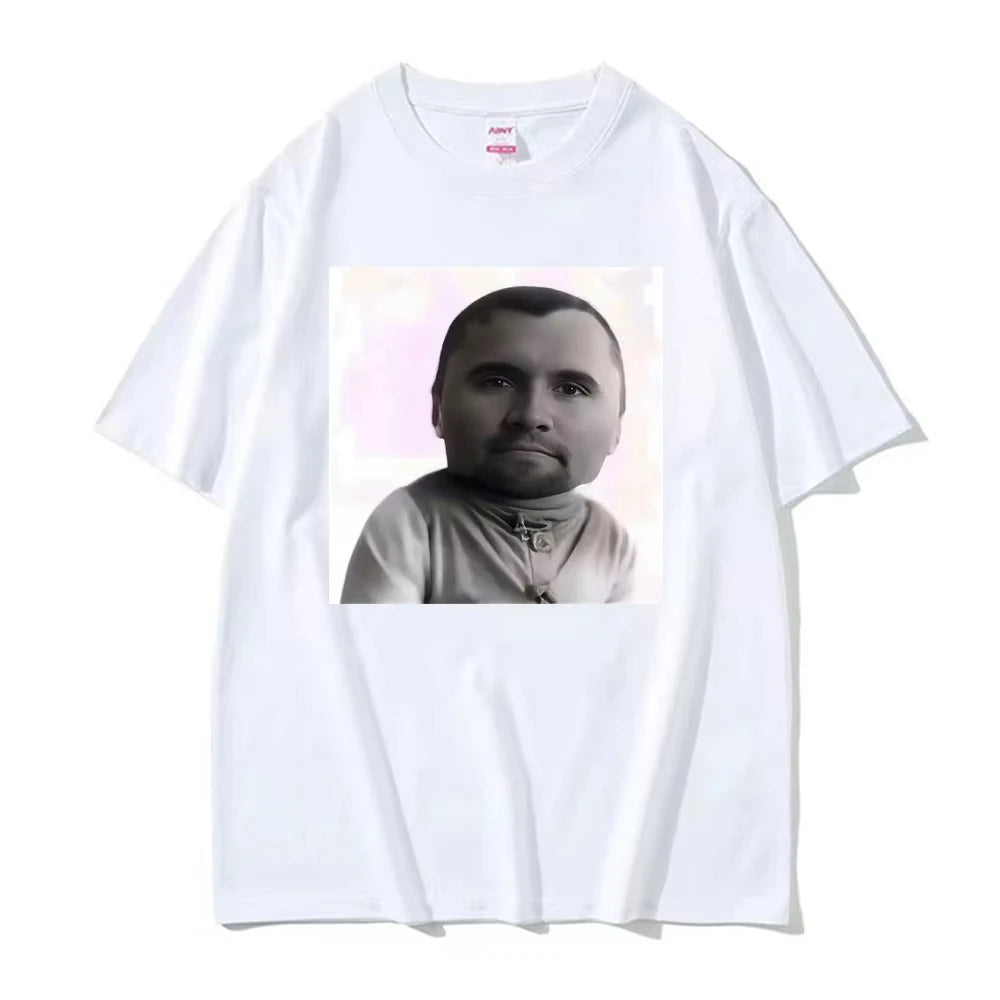 Funny Charlie Kirk Baby Face Meme Graphic Tee Shirt Men Women Fashion Classic Short Sleeve T-shirt Oversized 100_ Cotton T Shirt